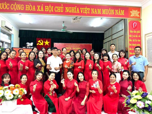 TRƯỜNG TIỂU HỌC NGHI PHÚ 1 TỔ CHỨC THÀNH CÔNG HỘI NGHỊ VIÊN CHỨC, NGƯỜI LAO ĐỘNG NĂM HỌC 2023-2024