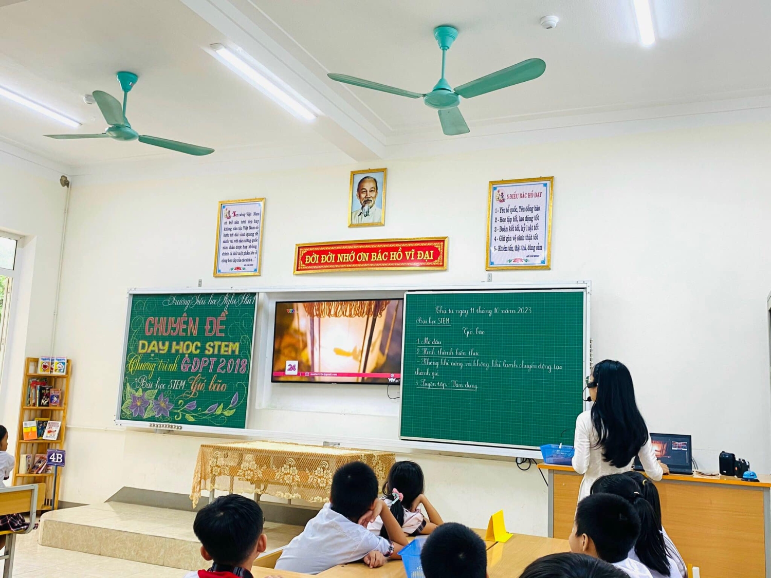 CHUYÊN MÔN TRƯỜNG TIỂU HỌC NGHI PHÚ 1 TỔ CHỨC THÀNH CÔNG CHUYÊN ĐỀ: DẠY HỌC STEM CHƯƠNG TRÌNH GDPT 2018 LỚP 4