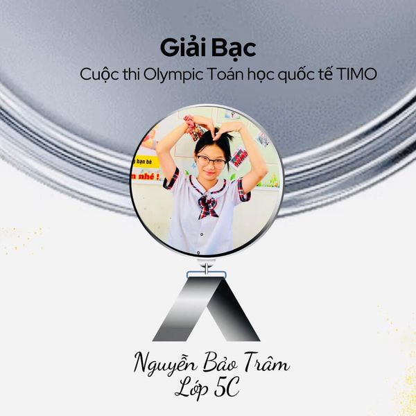 41 EM HỌC SINH TRƯỜNG TIỂU HỌC NGHI PHÚ 1 ĐẠT GIẢI BẠC, GIẢI ĐỒNG VÀ GIẢI KHUYẾN KHÍCH CUỘC THI OLYMPIC TOÁN HỌC QUỐC TẾ TIMO