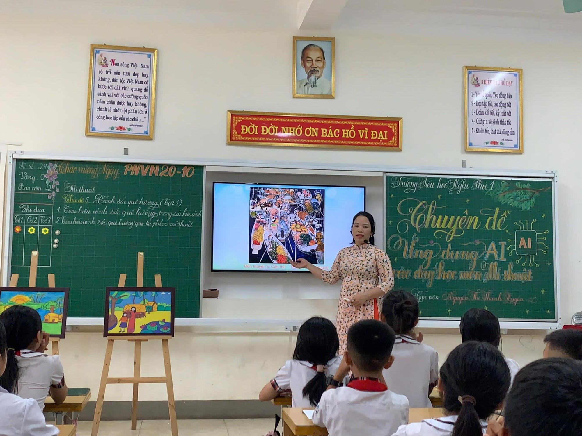 Trường Tiểu học Nghi Phú 1 nâng tầm chất lượng giáo dục với các chuyên đề tiên phong trong tháng 10!