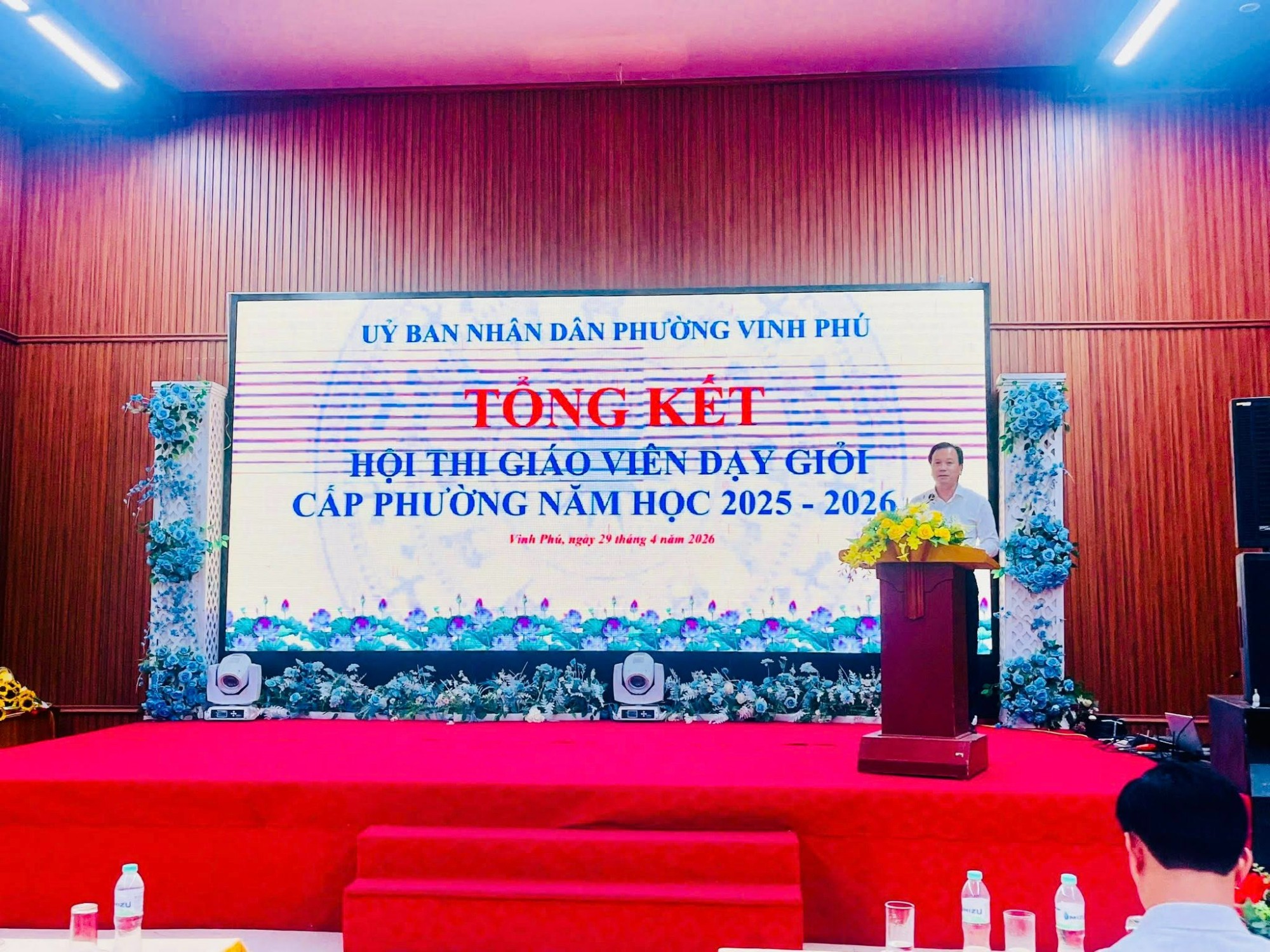 PHƯỜNG VINH PHÚ TỔNG KẾT HỘI THI GIÁO VIÊN DẠY GIỎI CẤP PHƯỜNG NĂM HỌC 2025–2026